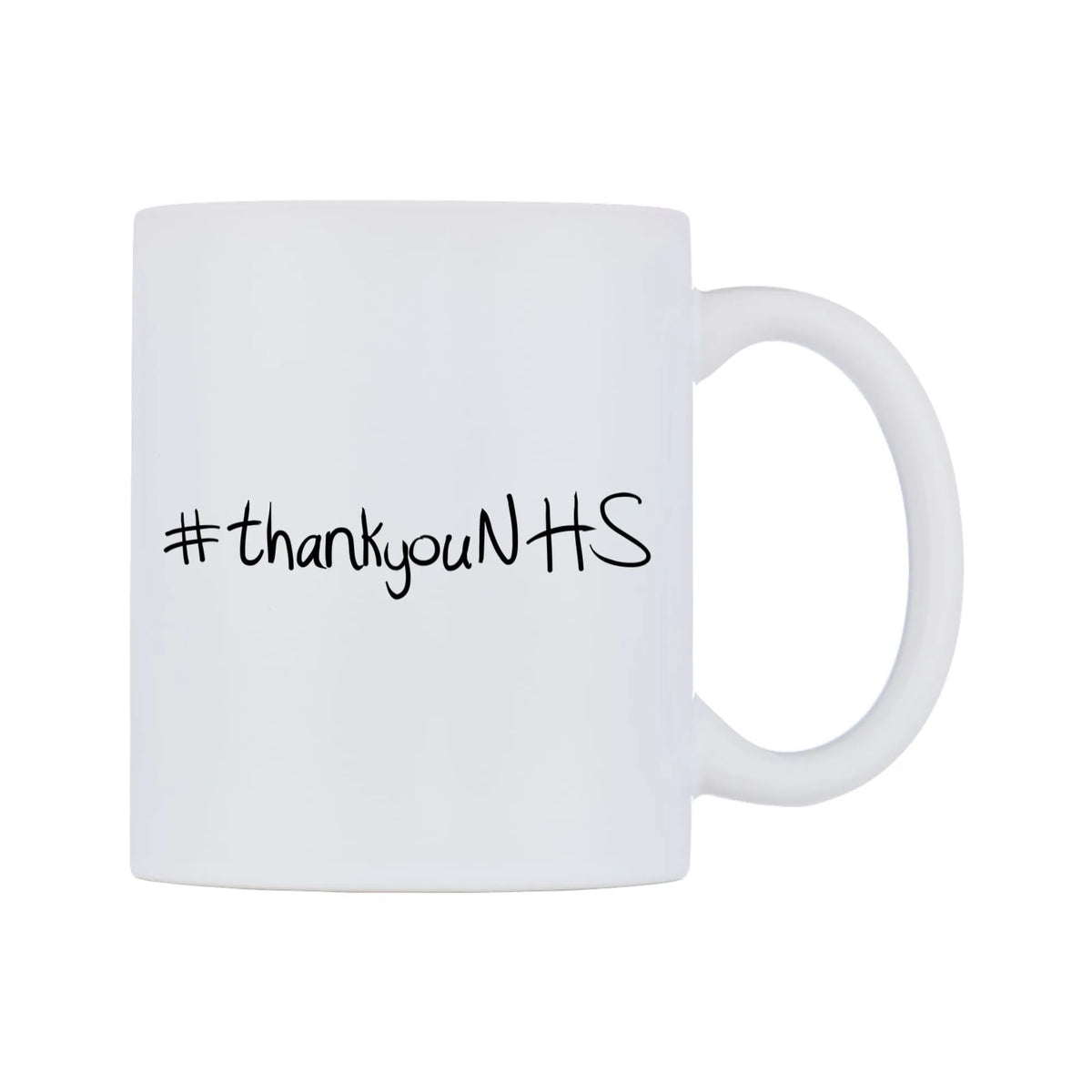 thankyouNHS Mug — mug, left side, on a white background