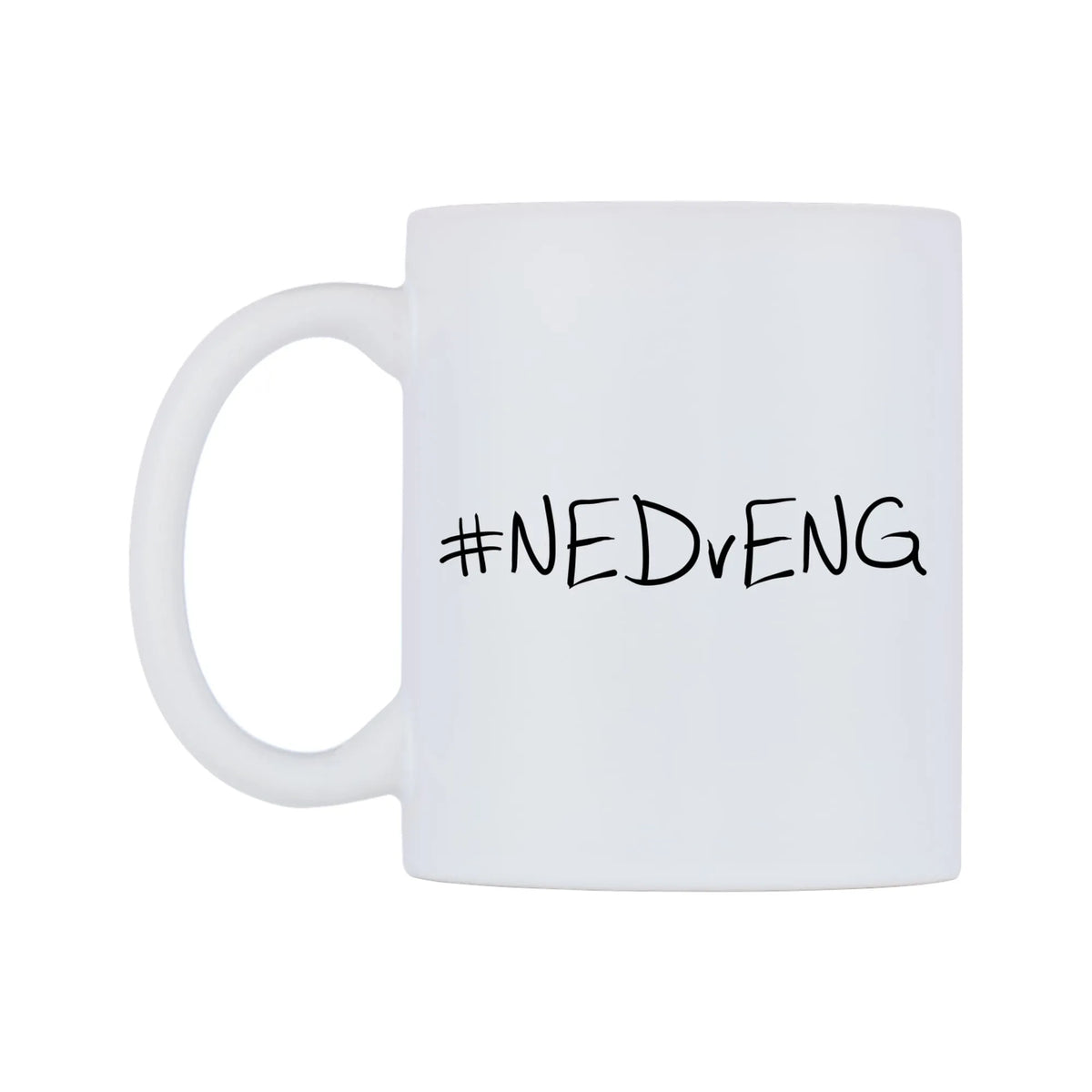NEDvENG Mug — mug, right side, on a white background