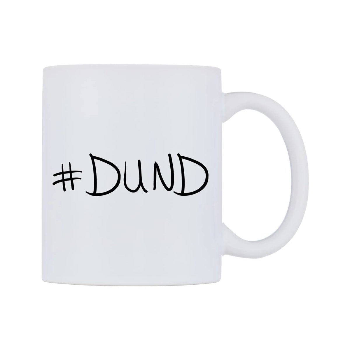 DUND Mug — mug, left side, on a white background