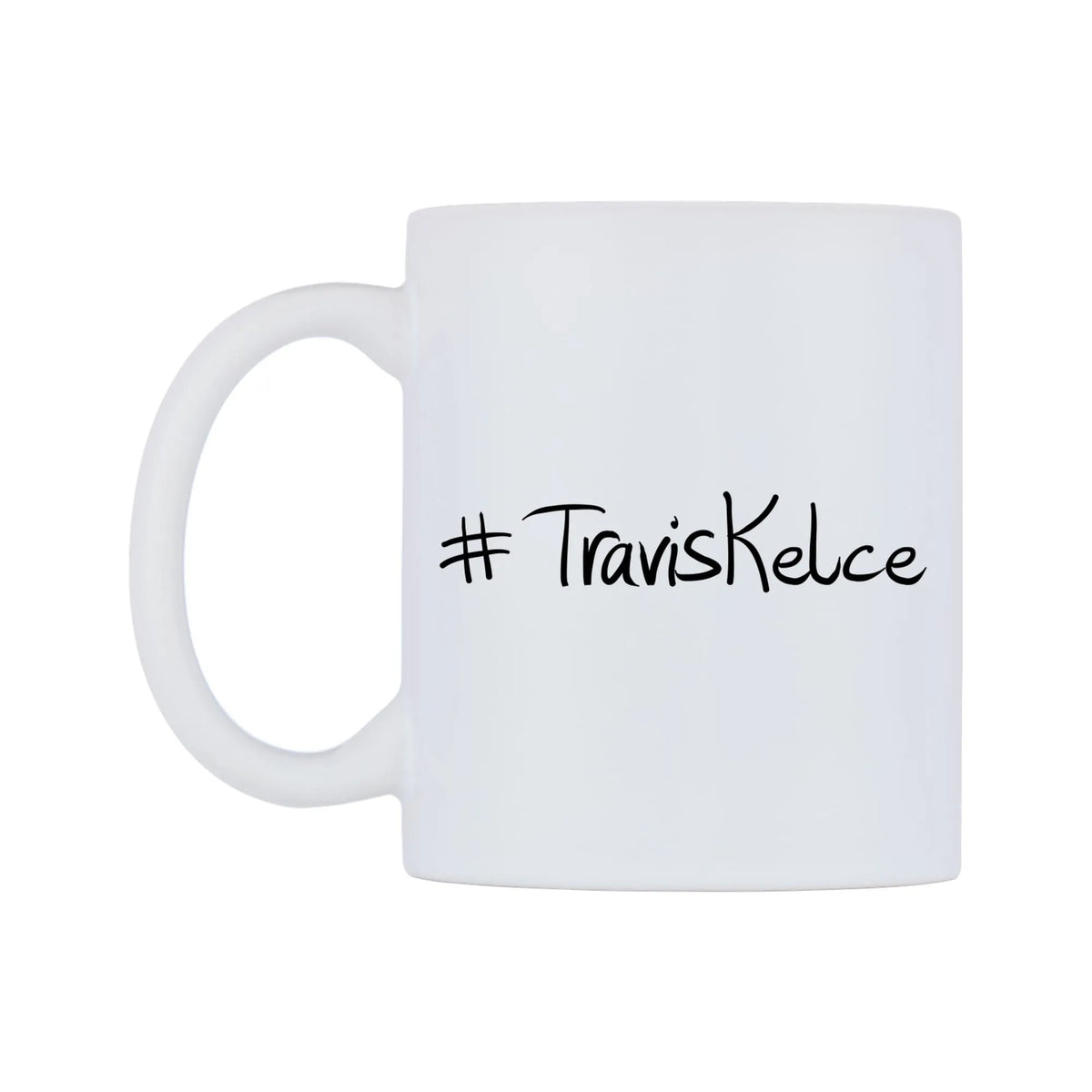 TravisKelce Mug — mug, right side, on a white background