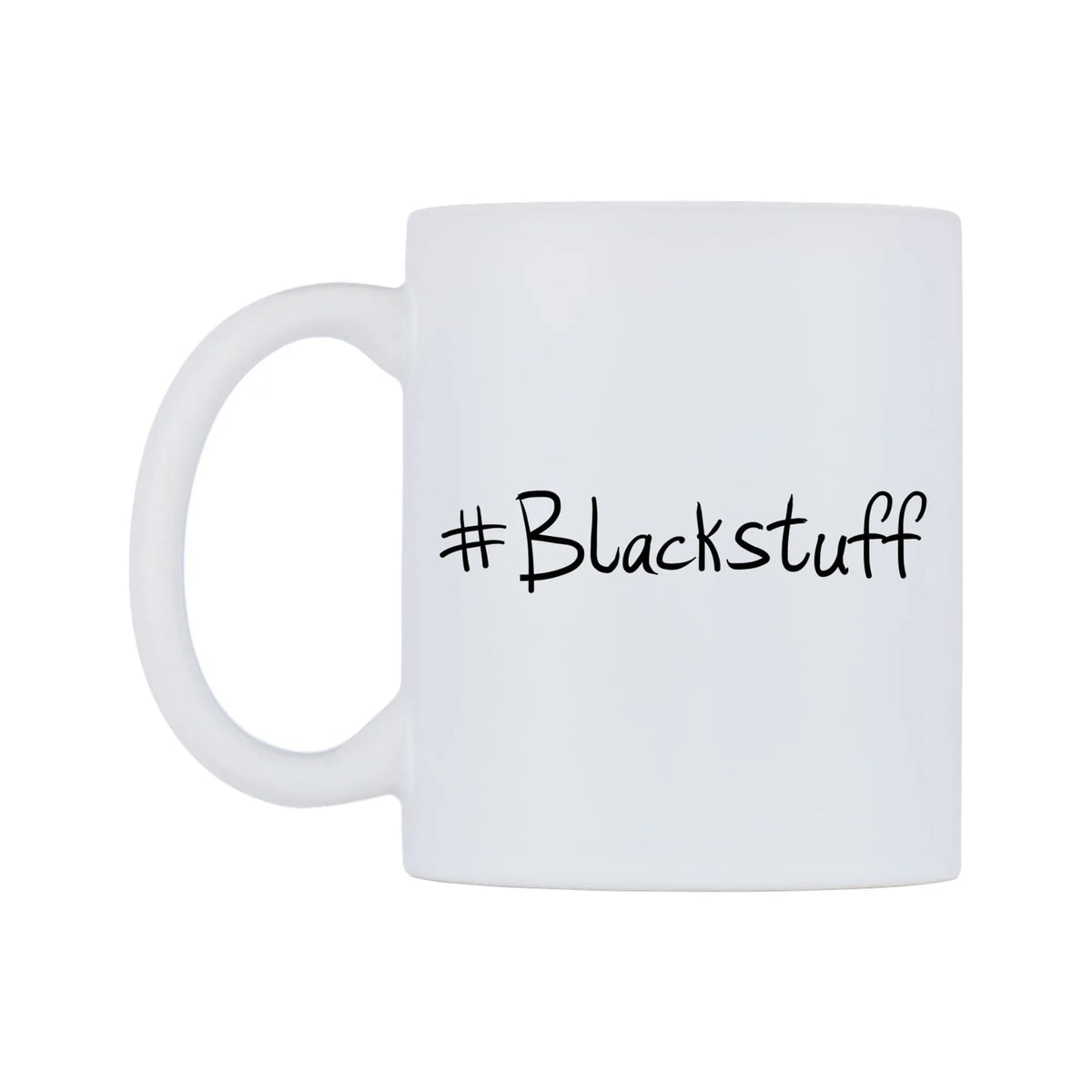 Blackstuff Mug — mug, right side, on a white background