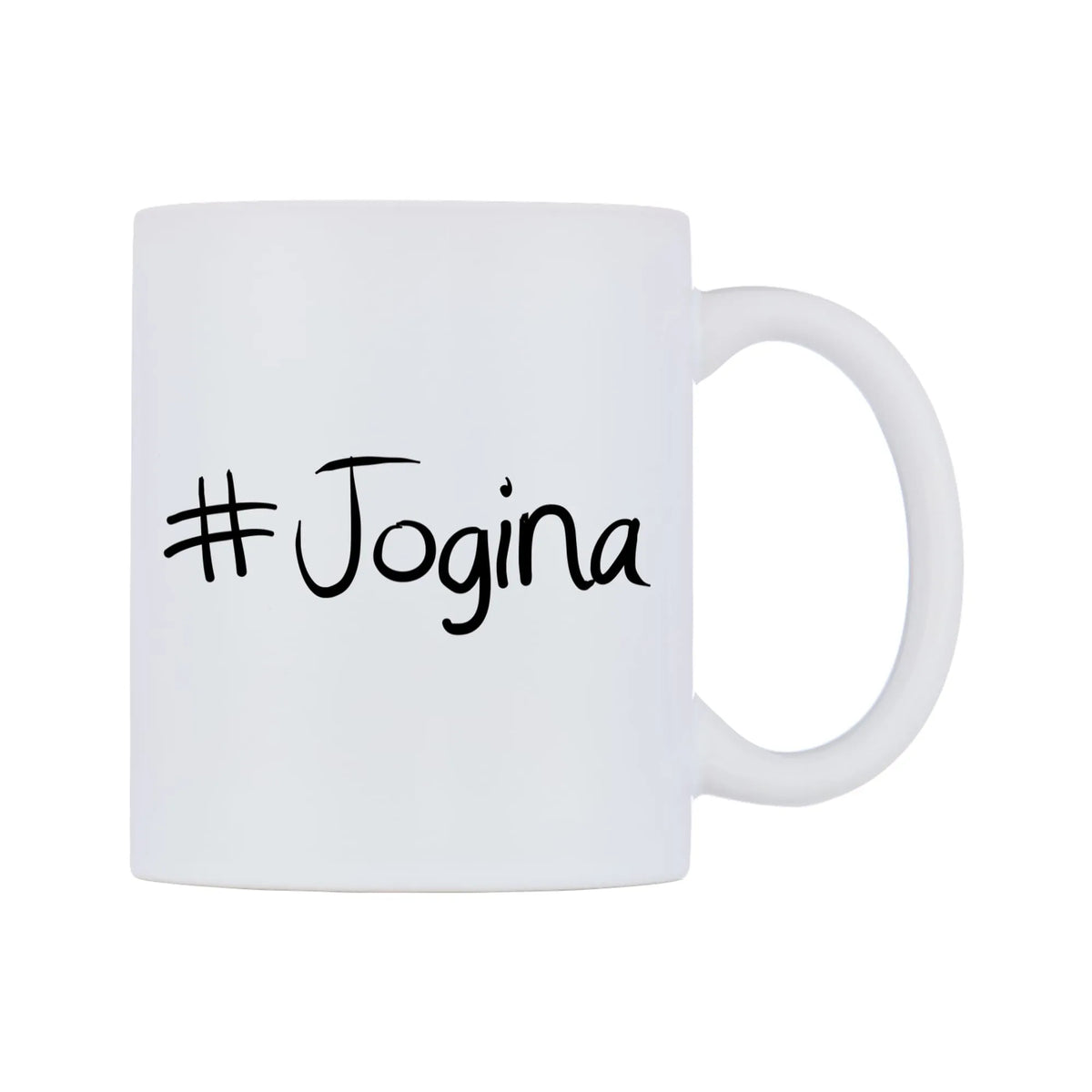 Jogina Mug — mug, left side, on a white background