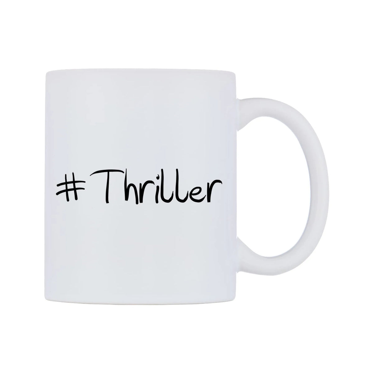 Thriller Mug — mug, left side, on a white background