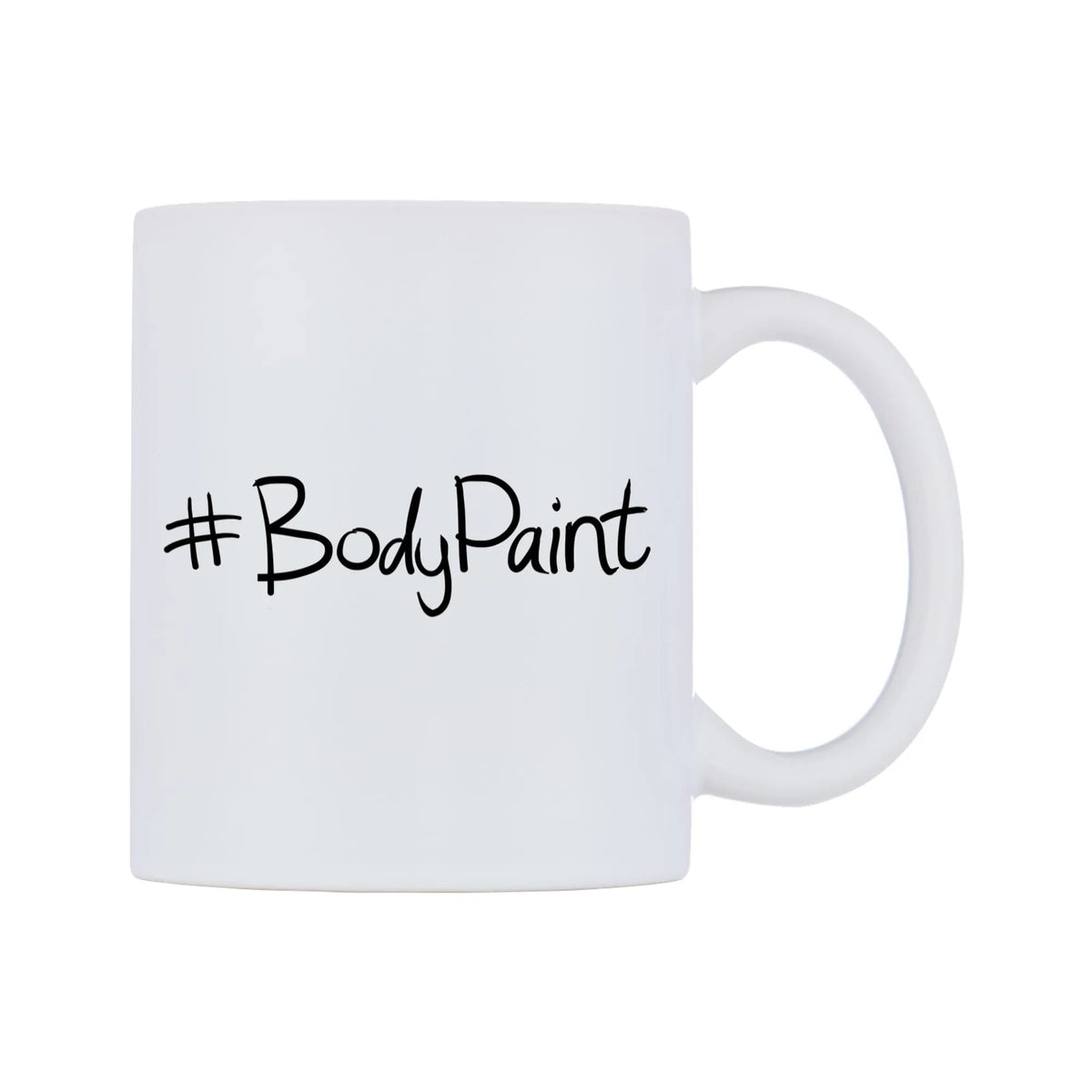 BodyPaint Mug — mug, left side, on a white background