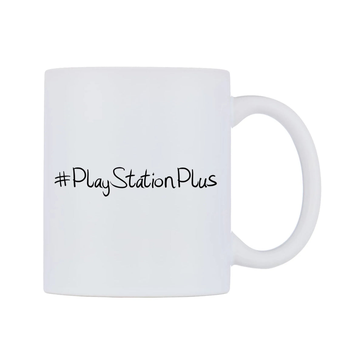 PlayStationPlus Mug — mug, left side, on a white background
