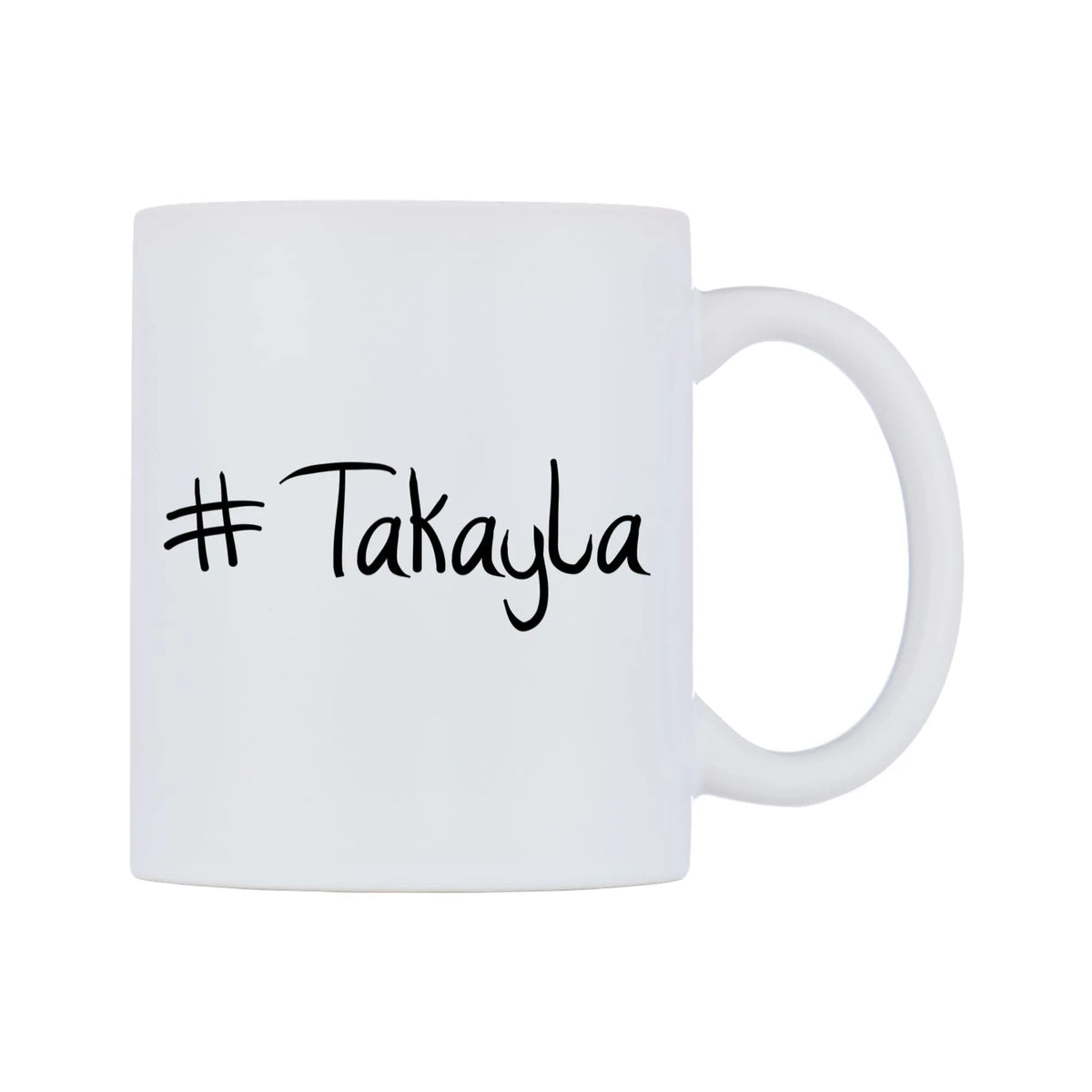 Takayla Mug — mug, left side, on a white background