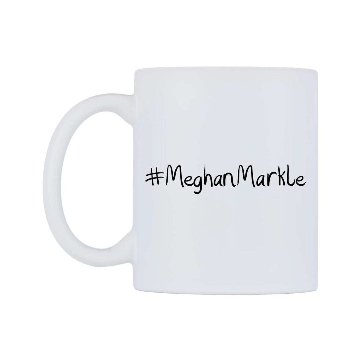 MeghanMarkle Mug — mug, right side, on a white background