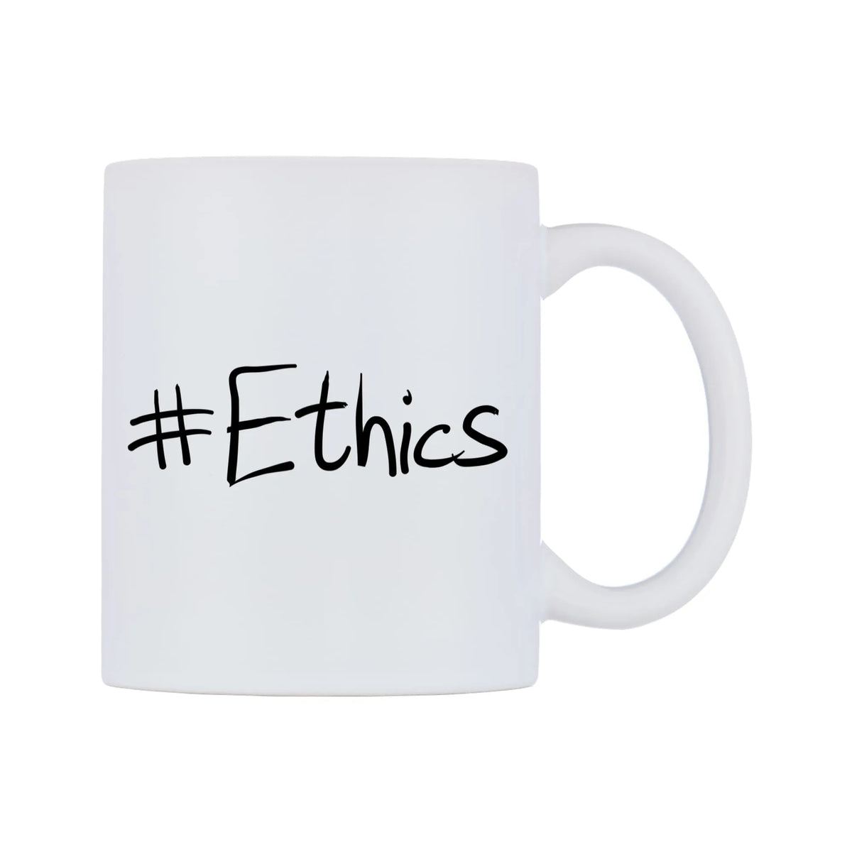 Ethics Mug — mug, left side, on a white background