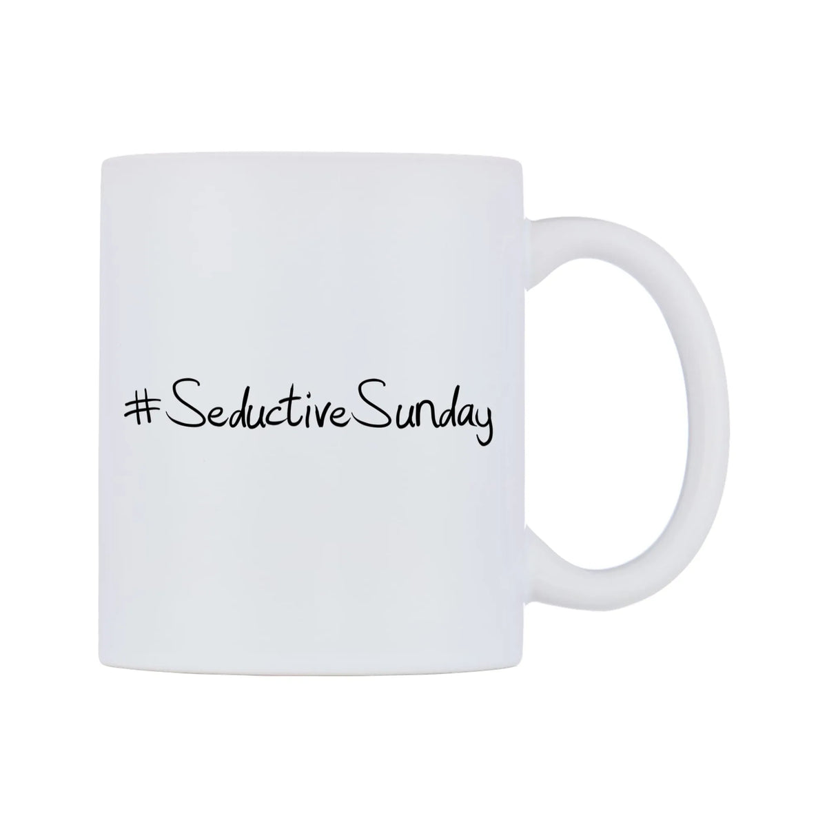 SeductiveSunday Mug — mug, left side, on a white background