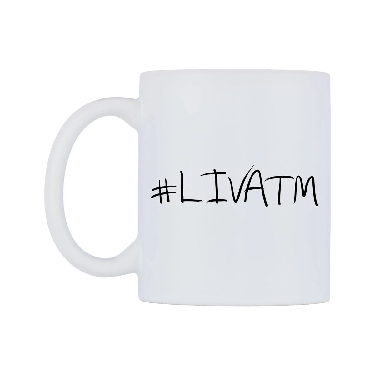 LIVATM Mug — mug, right side, on a white background