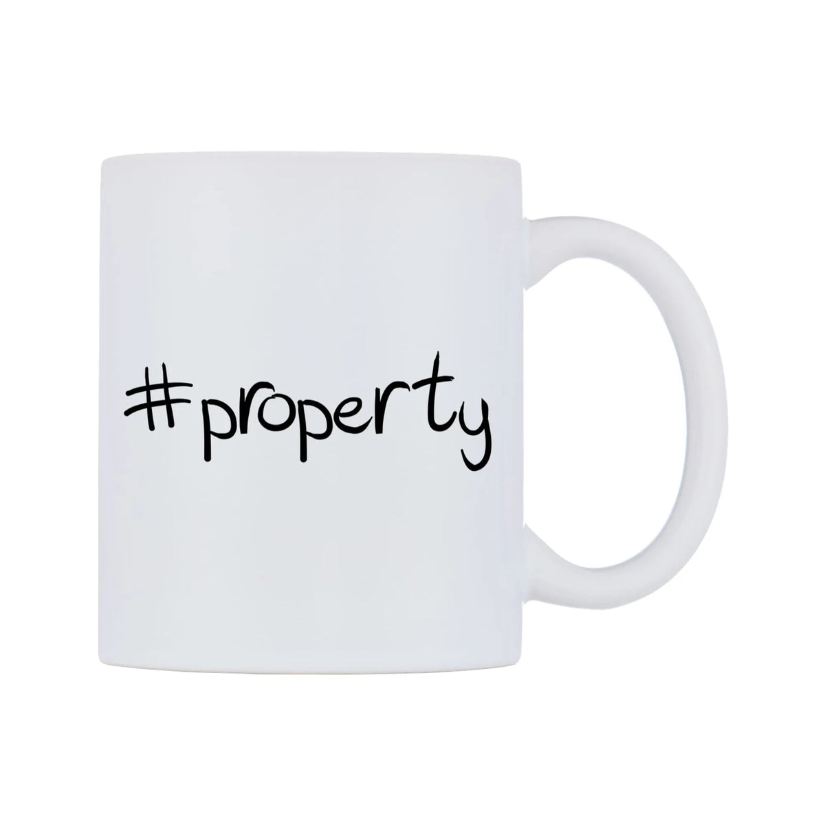 property Mug — mug, left side, on a white background