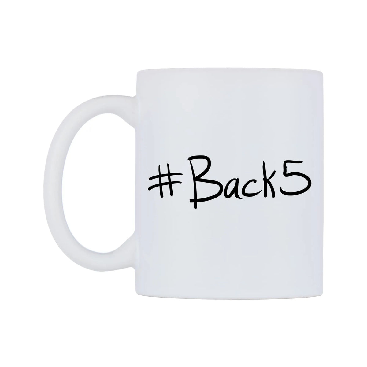 Back5 Mug — mug, right side, on a white background