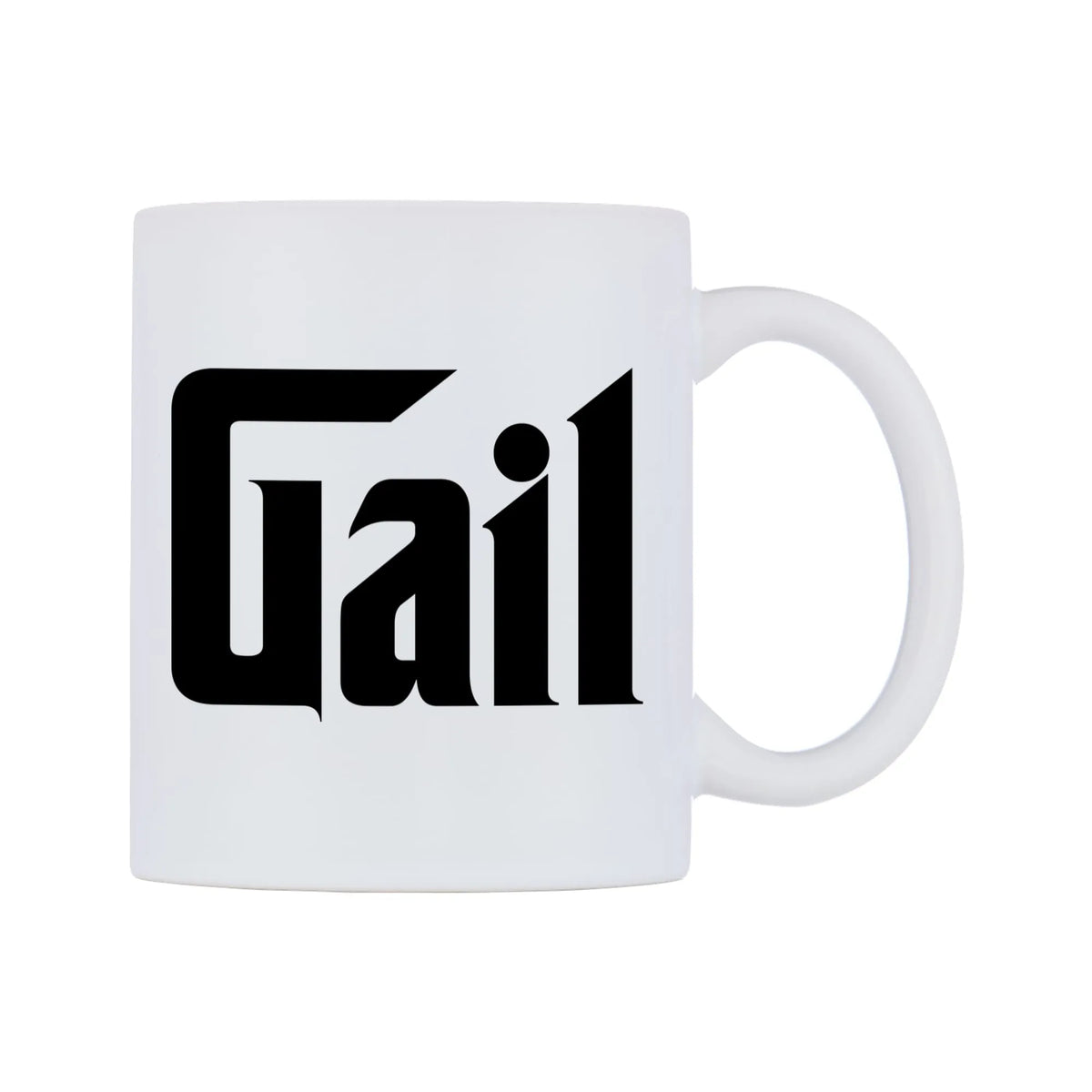 Gail - Godfather Themed Mug — white 11oz gloss mug, left side, on a white background