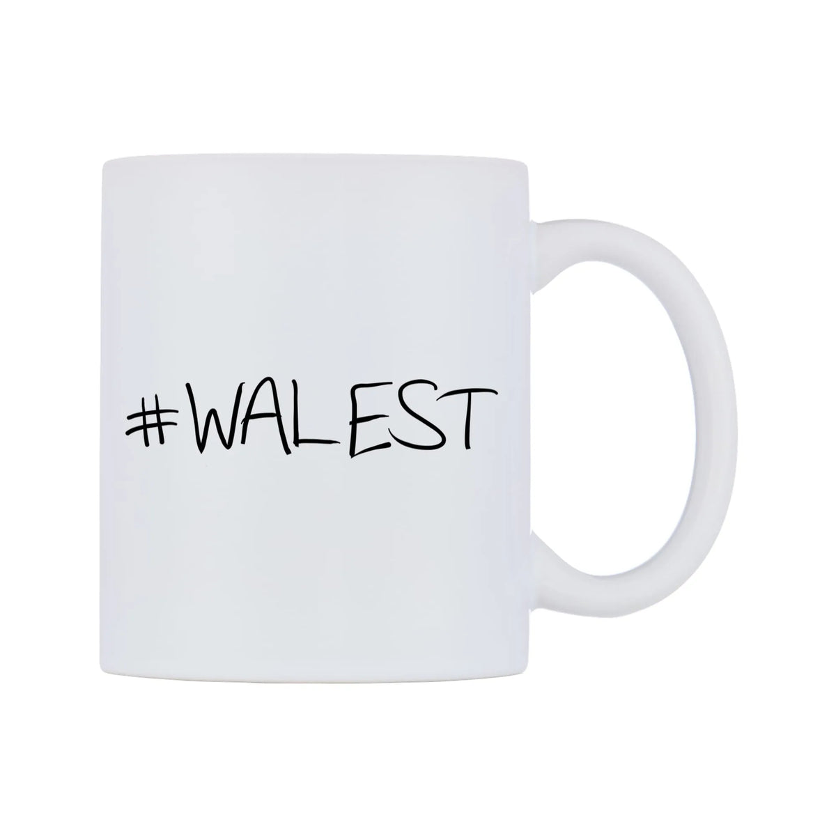 WALEST Mug — mug, left side, on a white background