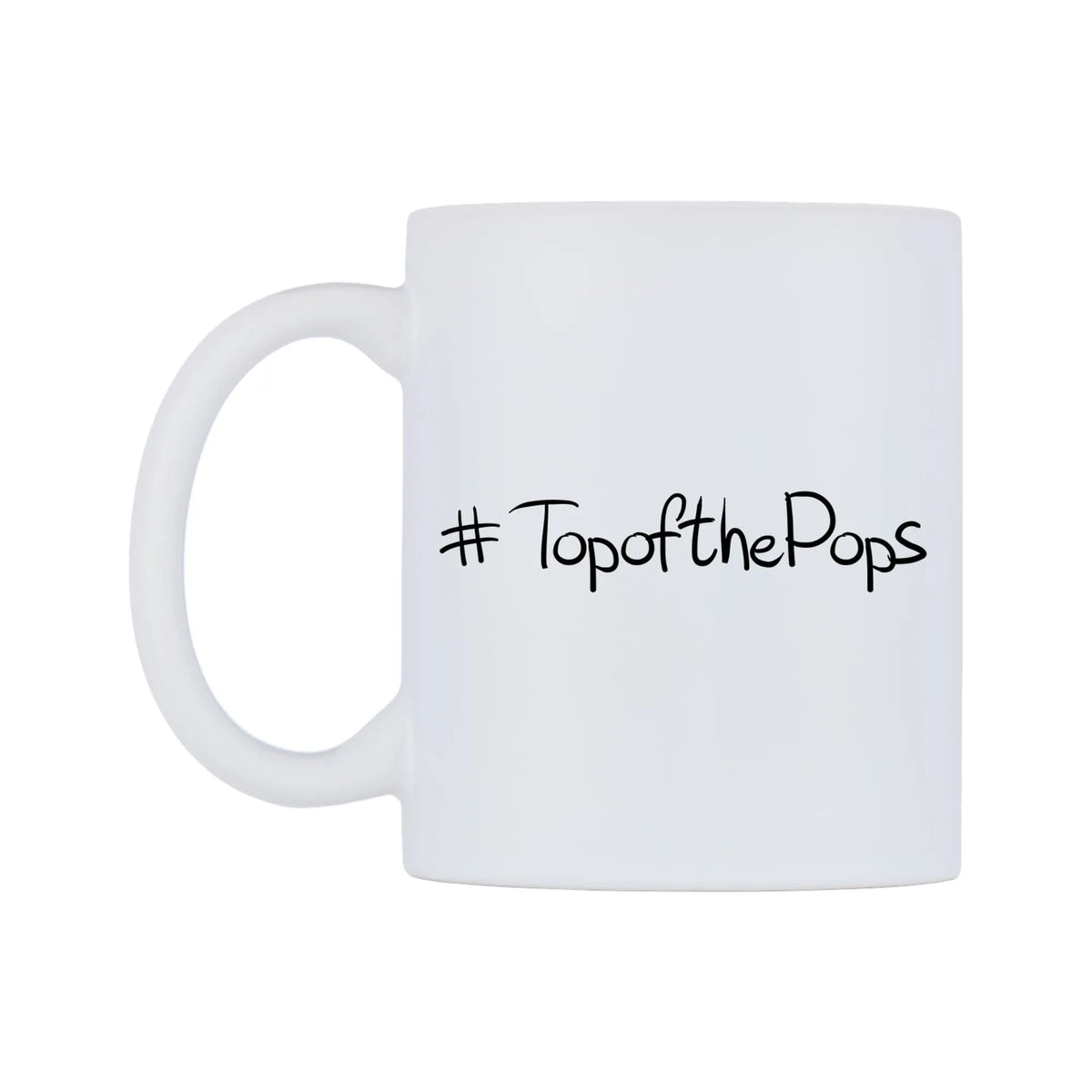 TopofthePops Mug — mug, right side, on a white background
