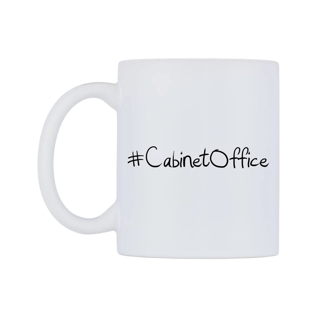 CabinetOffice Mug — mug, right side, on a white background