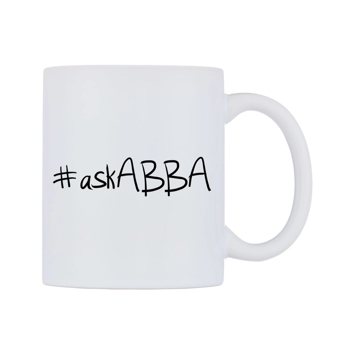 askABBA Mug — mug, left side, on a white background