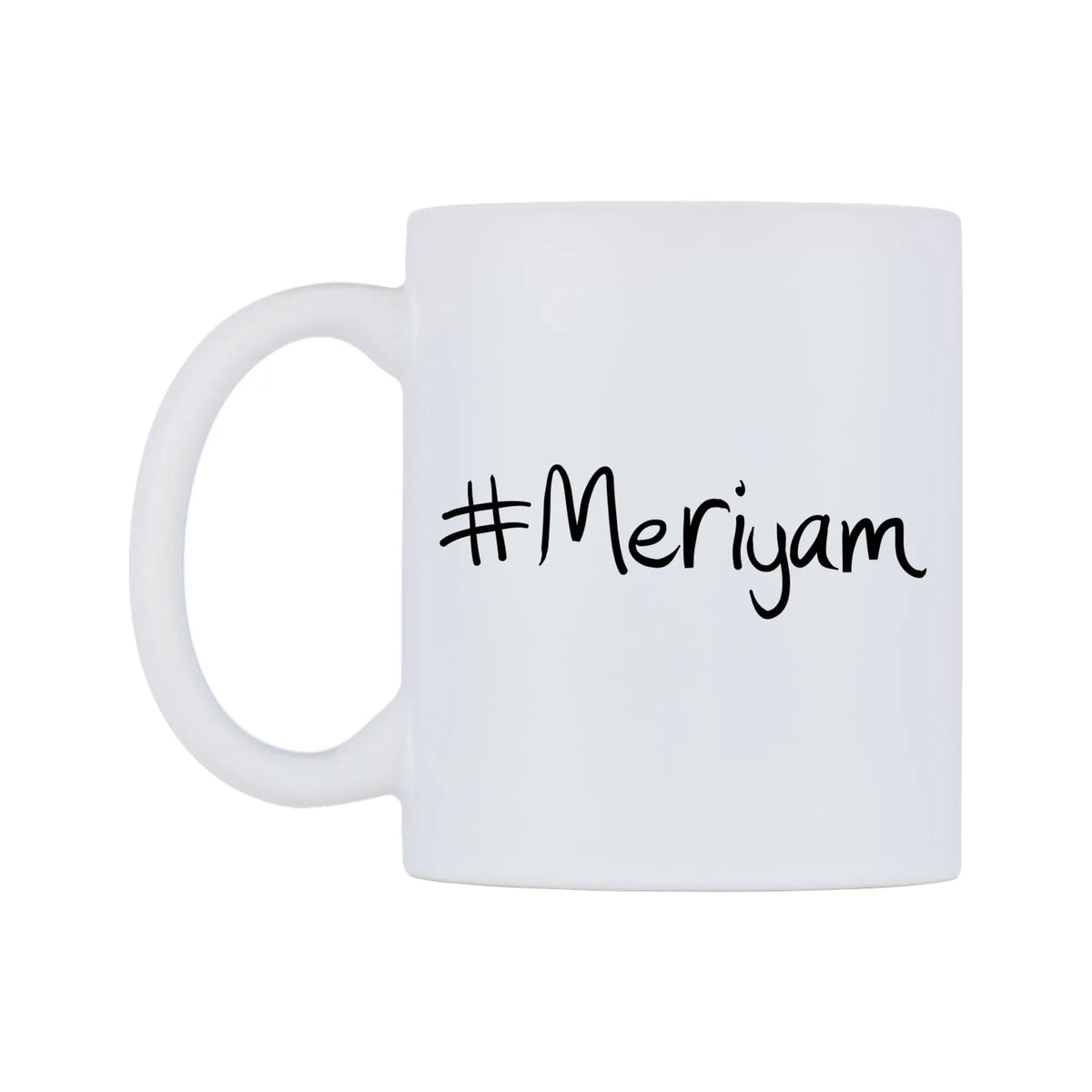 Meriyam Mug — mug, right side, on a white background