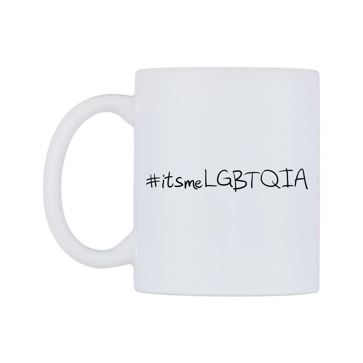 itsmeLGBTQIA Mug — mug, right side, on a white background