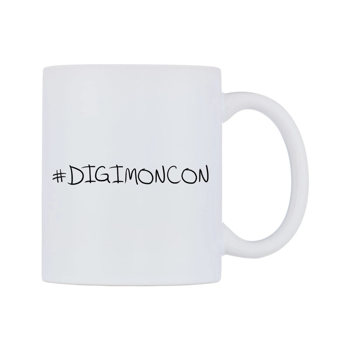 DIGIMONCON Mug — mug, left side, on a white background