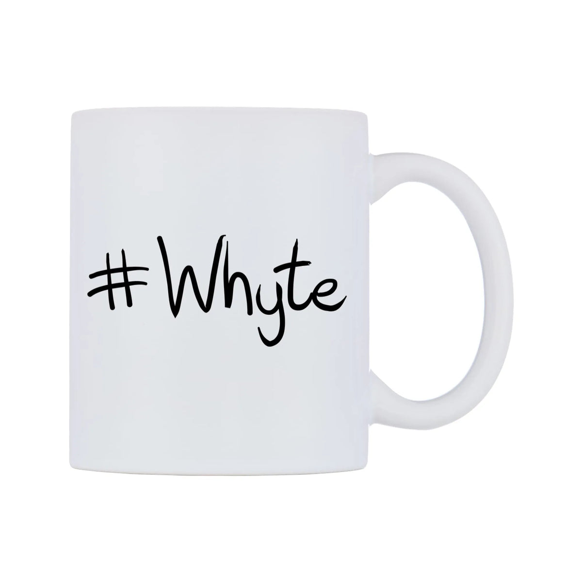 Whyte Mug — mug, left side, on a white background