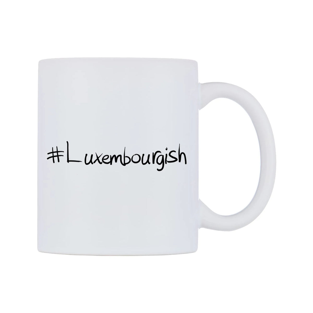 Luxembourgish Mug — mug, left side, on a white background