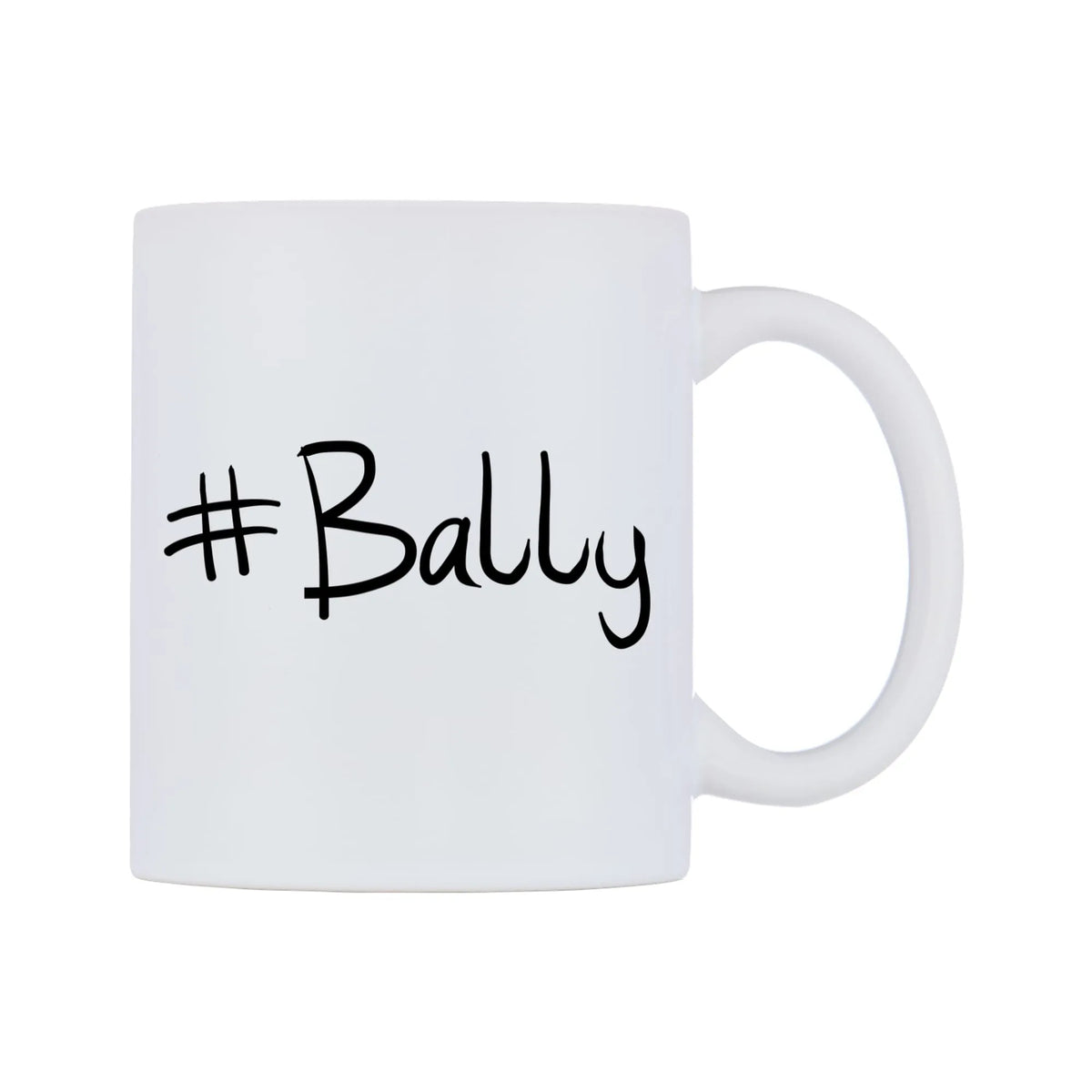 Bally Mug — mug, left side, on a white background