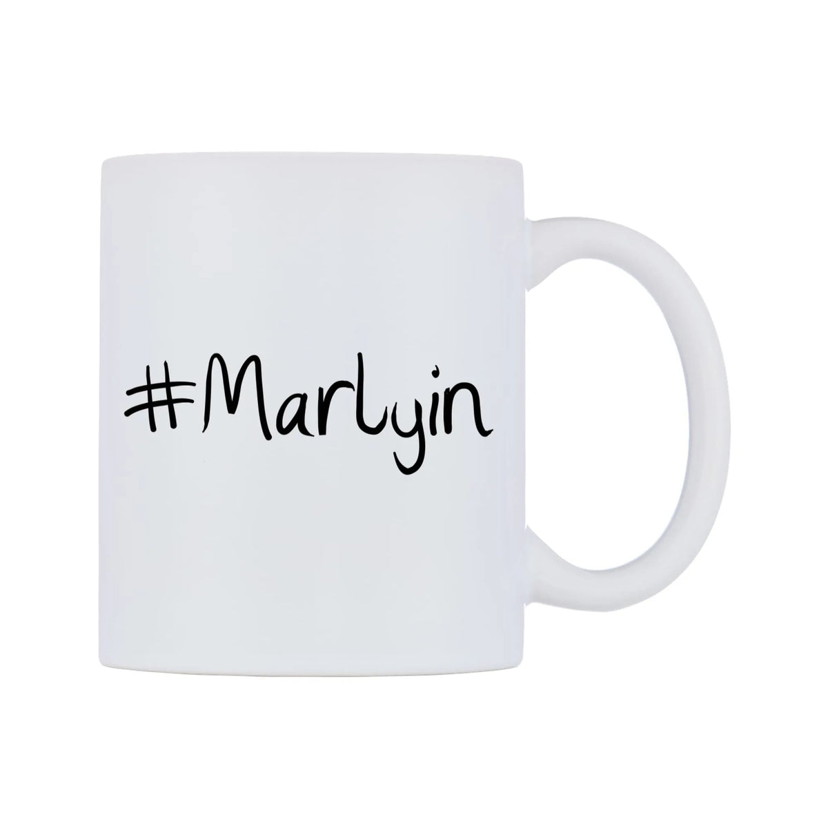 Marlyin Mug — mug, left side, on a white background