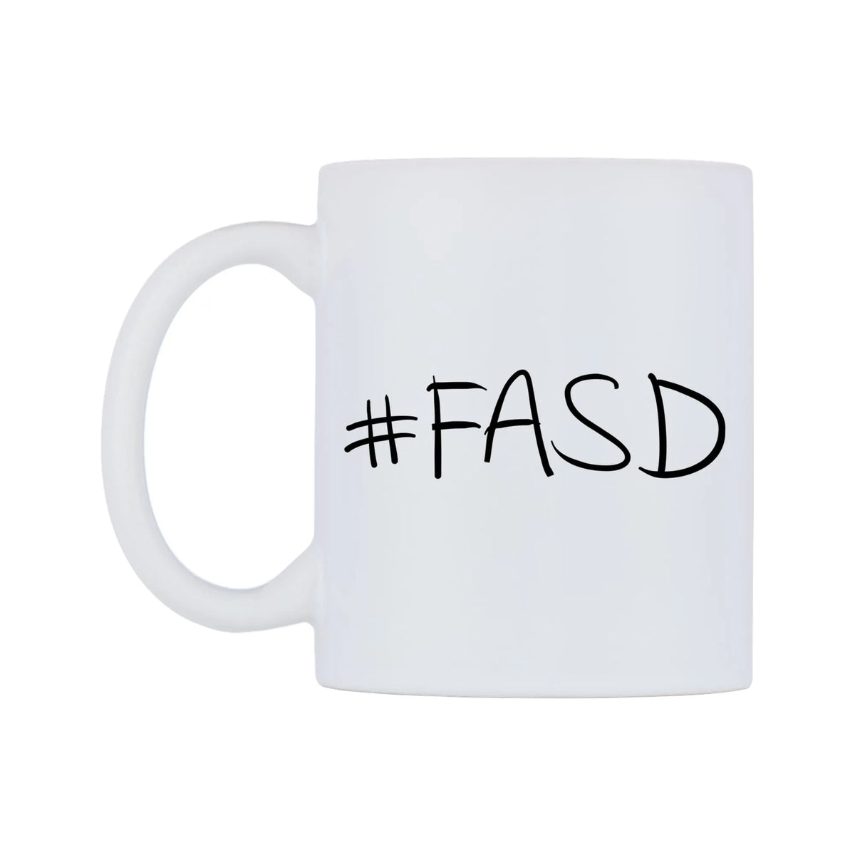 FASD Mug — mug, right side, on a white background