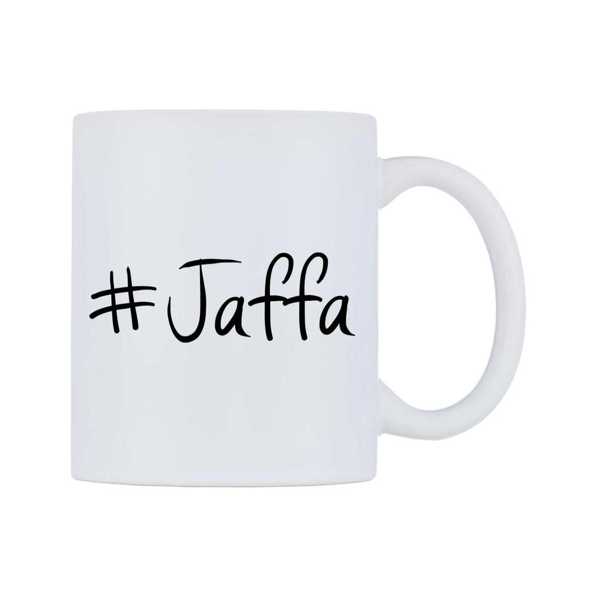 Jaffa Mug — mug, left side, on a white background
