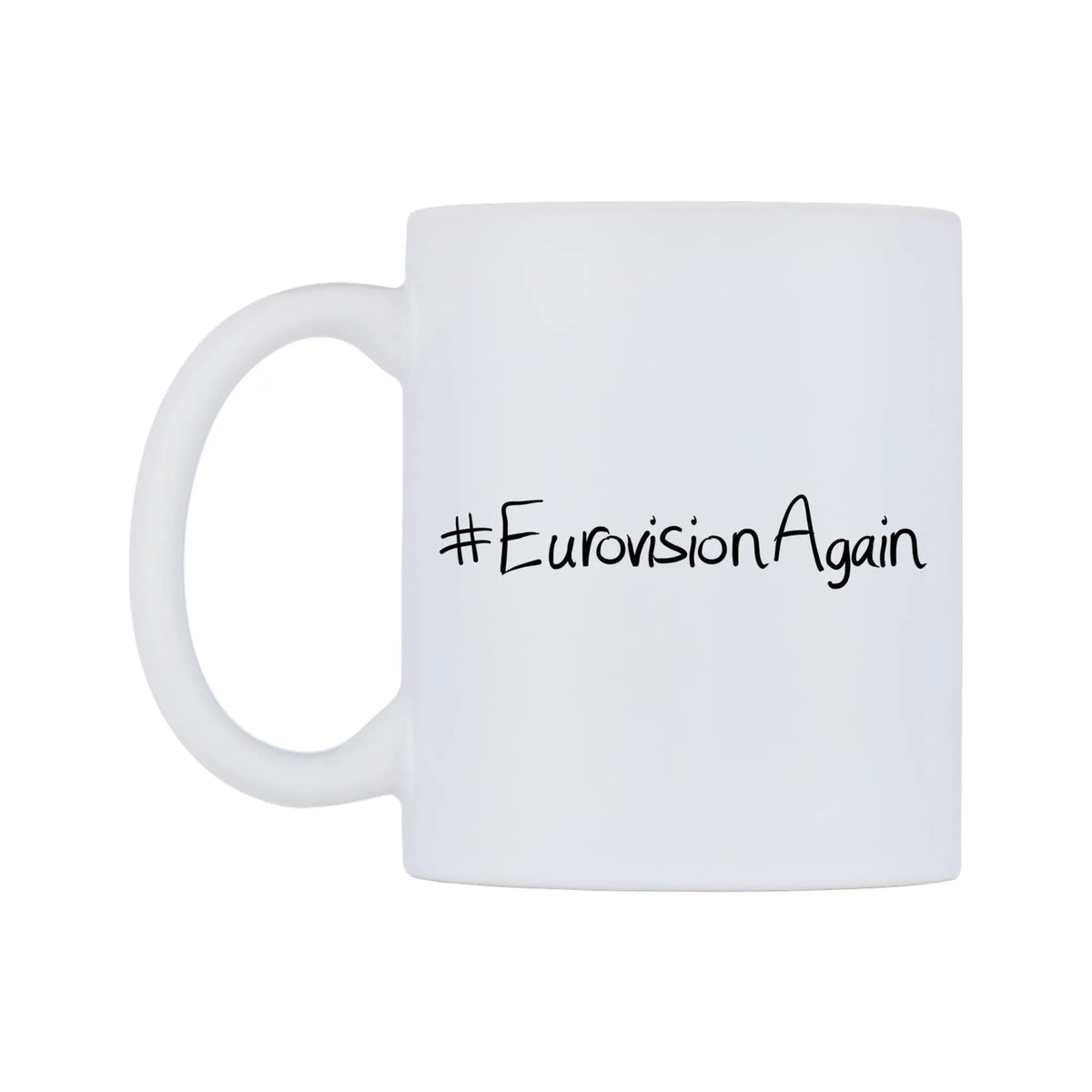 EurovisionAgain Mug — mug, right side, on a white background