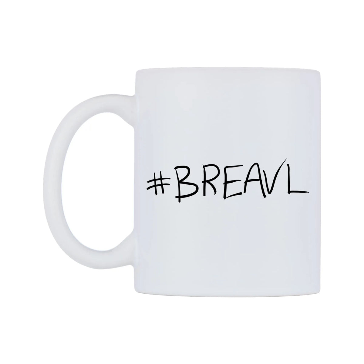 BREAVL Mug — mug, right side, on a white background