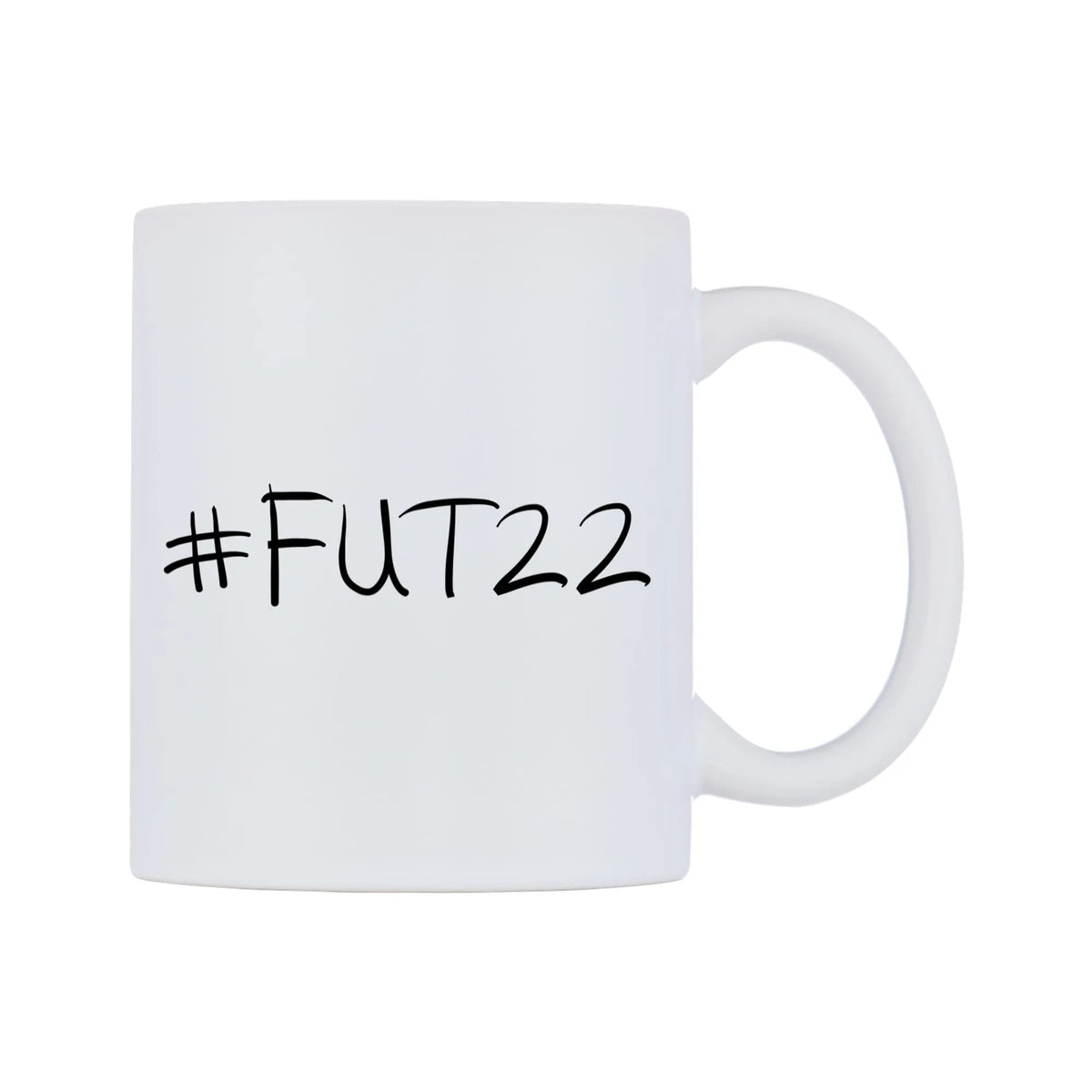 FUT22 Mug — mug, left side, on a white background