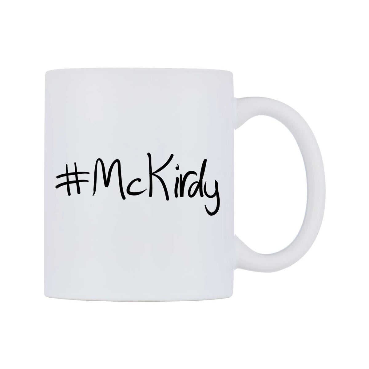 McKirdy Mug — mug, left side, on a white background