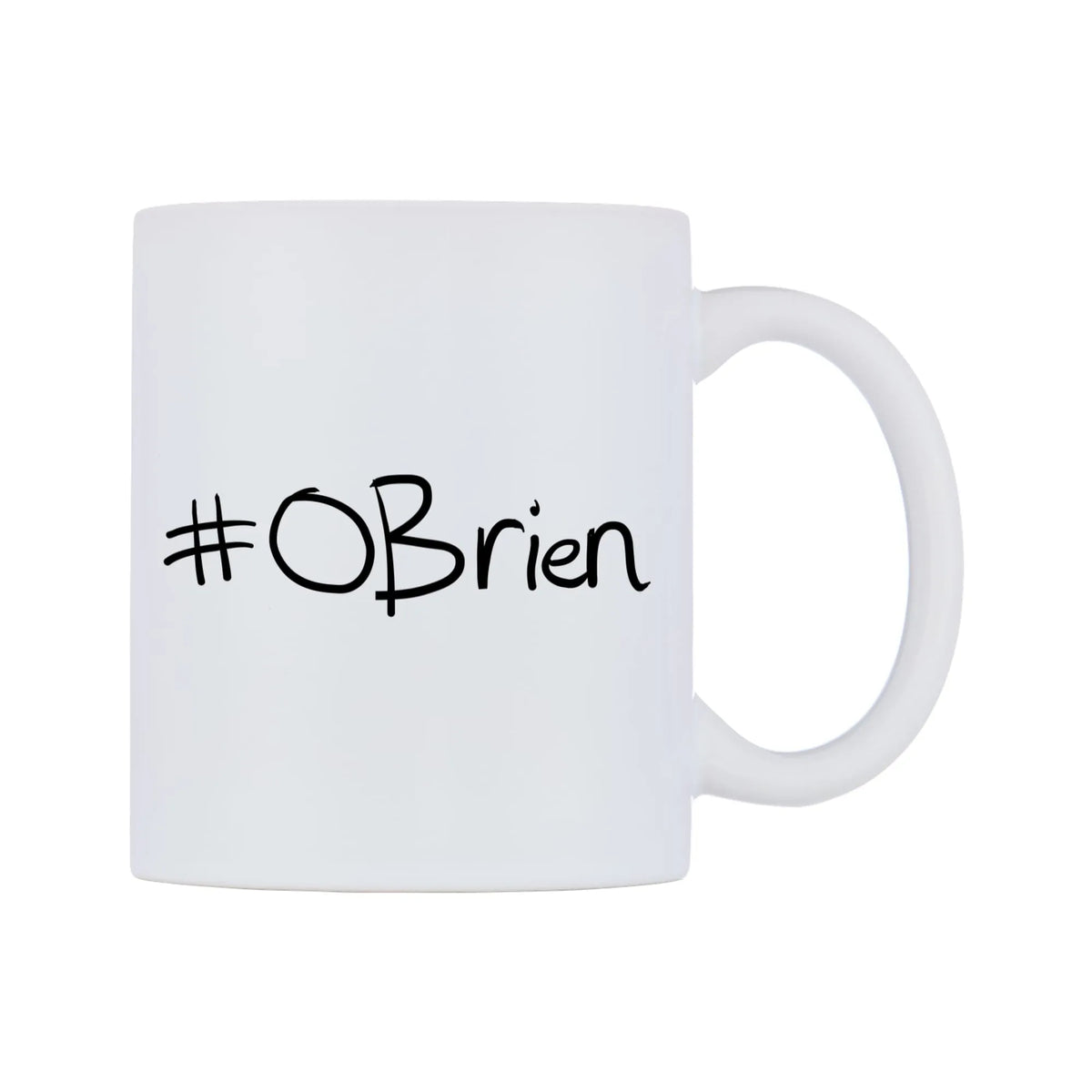 OBrien Mug — mug, left side, on a white background