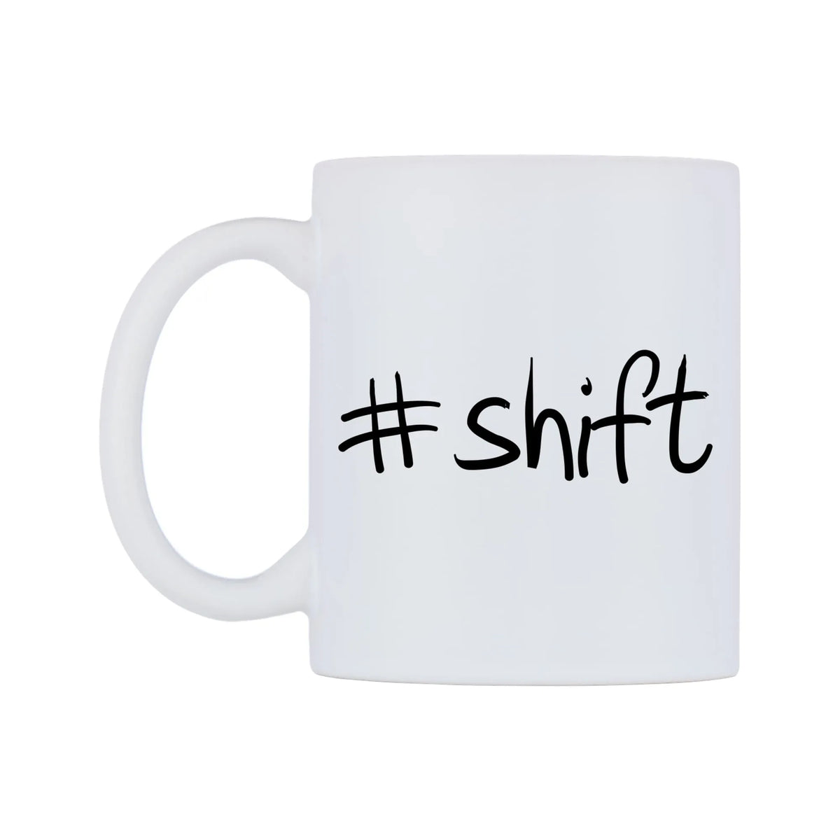 shift Mug — mug, right side, on a white background