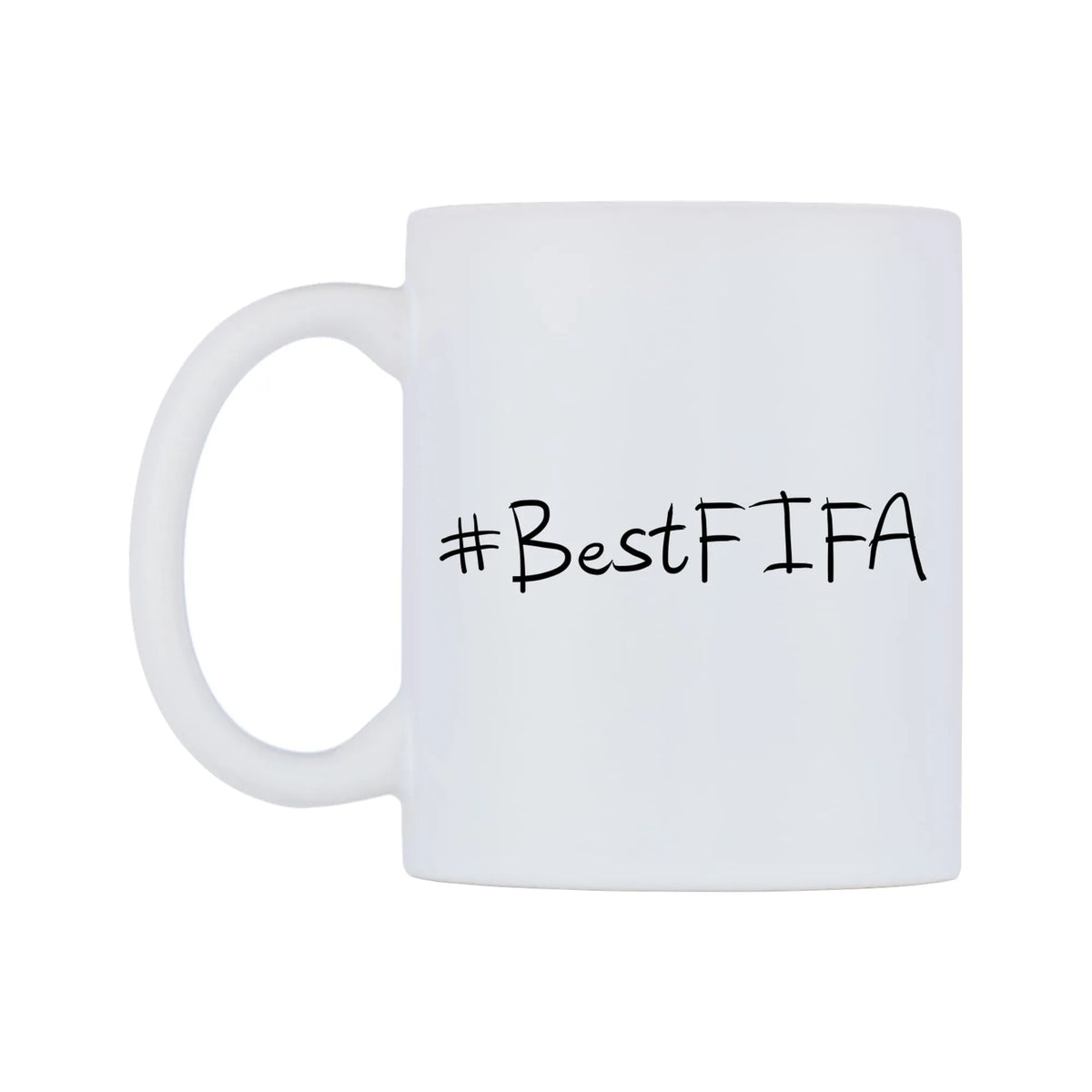 BestFIFA Mug — mug, right side, on a white background