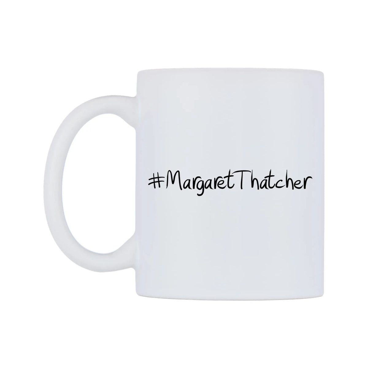 MargaretThatcher Mug — mug, right side, on a white background