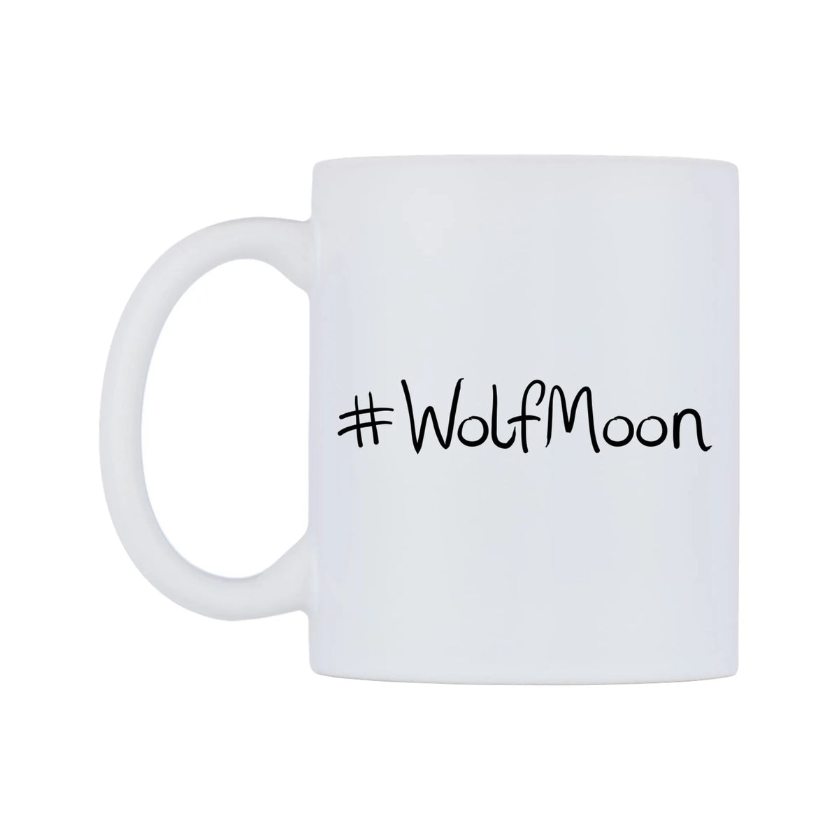 WolfMoon Mug — mug, right side, on a white background
