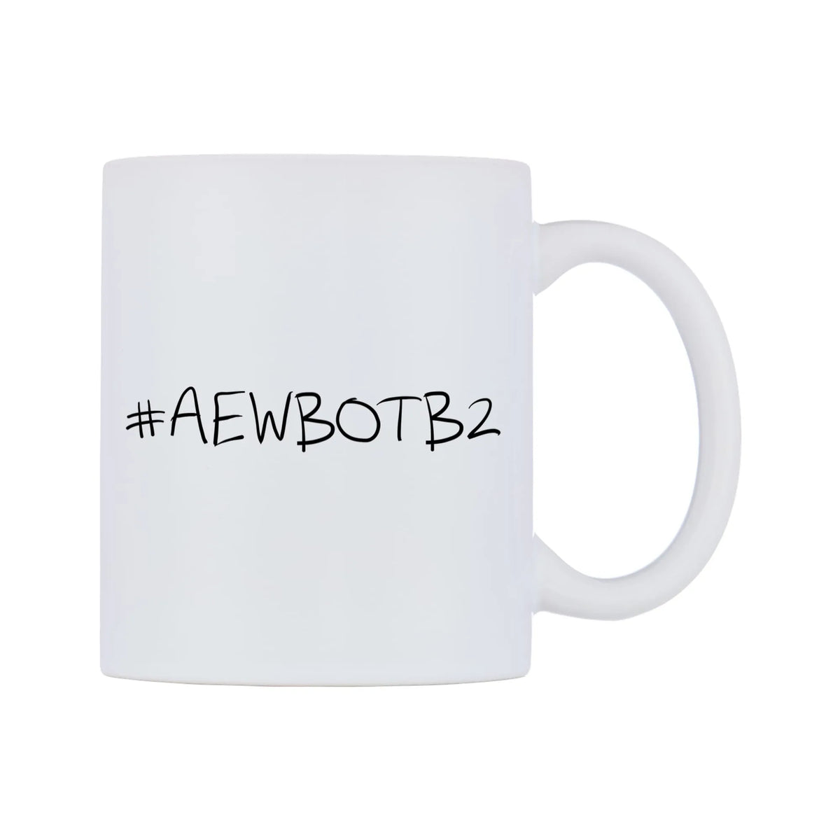 AEWBOTB2 Mug — mug, left side, on a white background
