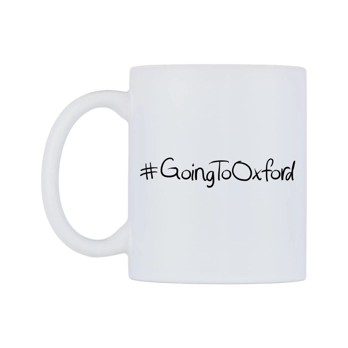GoingToOxford Mug — mug, right side, on a white background