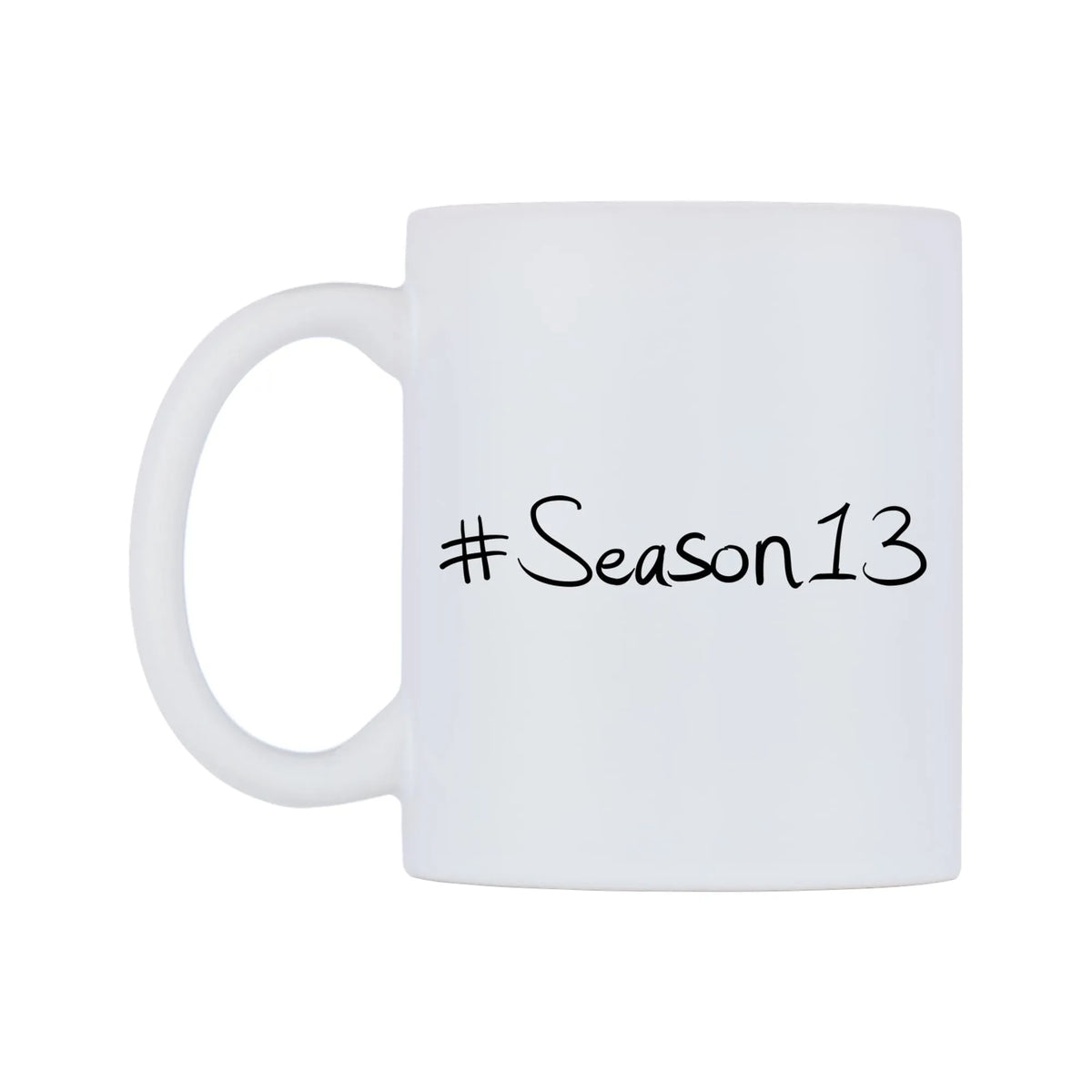 Season13 Mug — mug, right side, on a white background