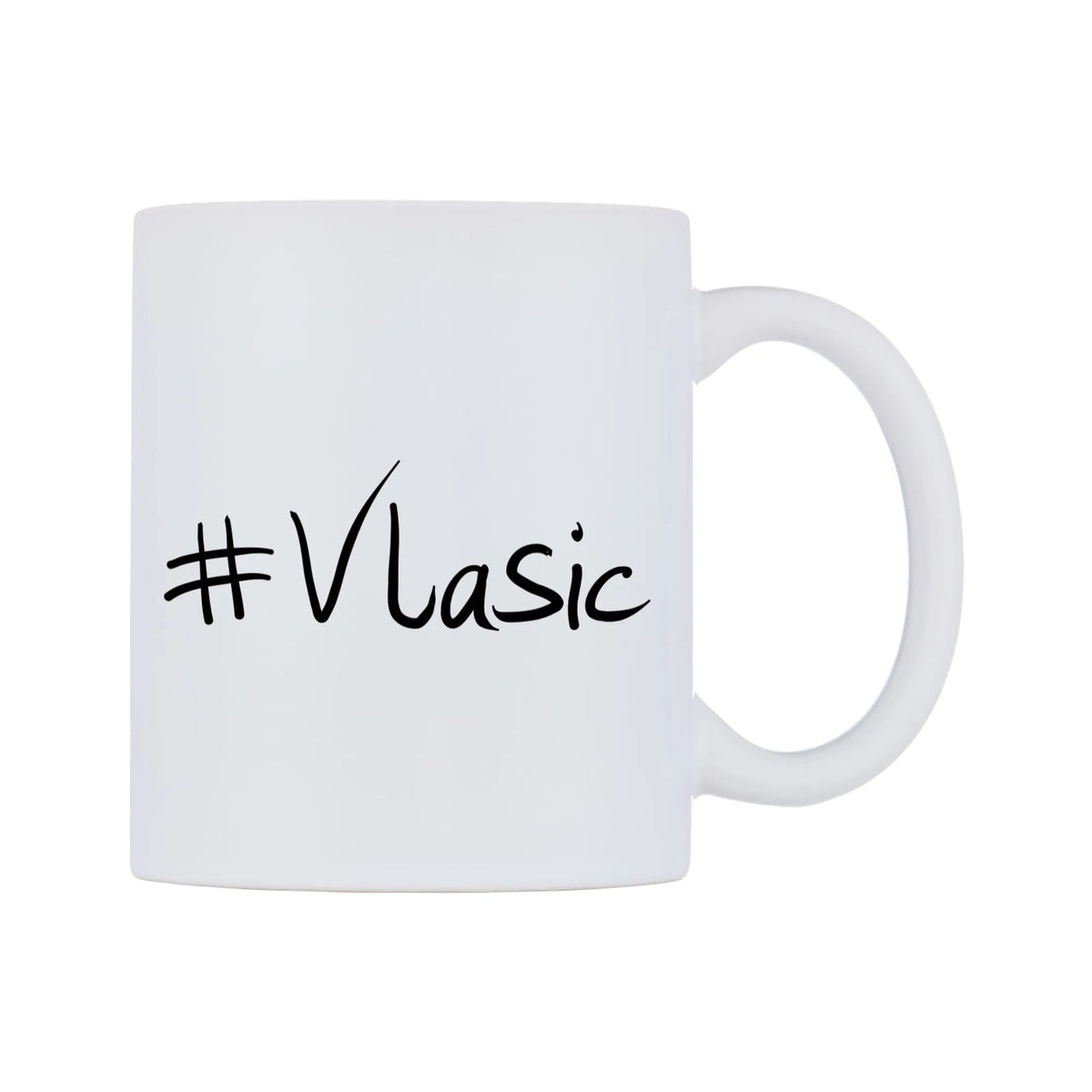 Vlasic Mug — mug, left side, on a white background