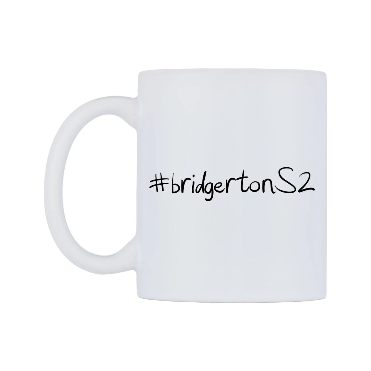 bridgertonS2 Mug — mug, right side, on a white background