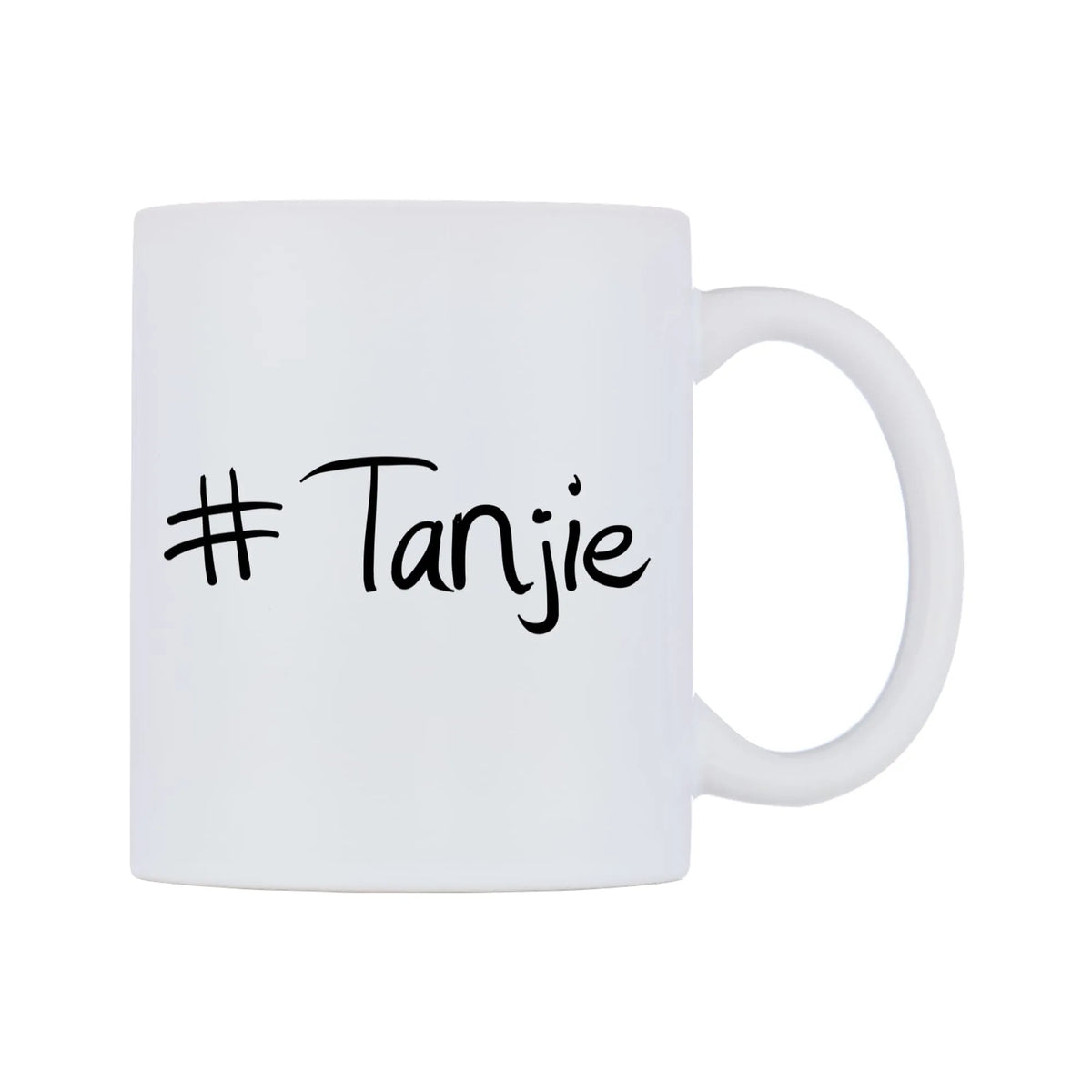 Tanjie Mug — mug, left side, on a white background