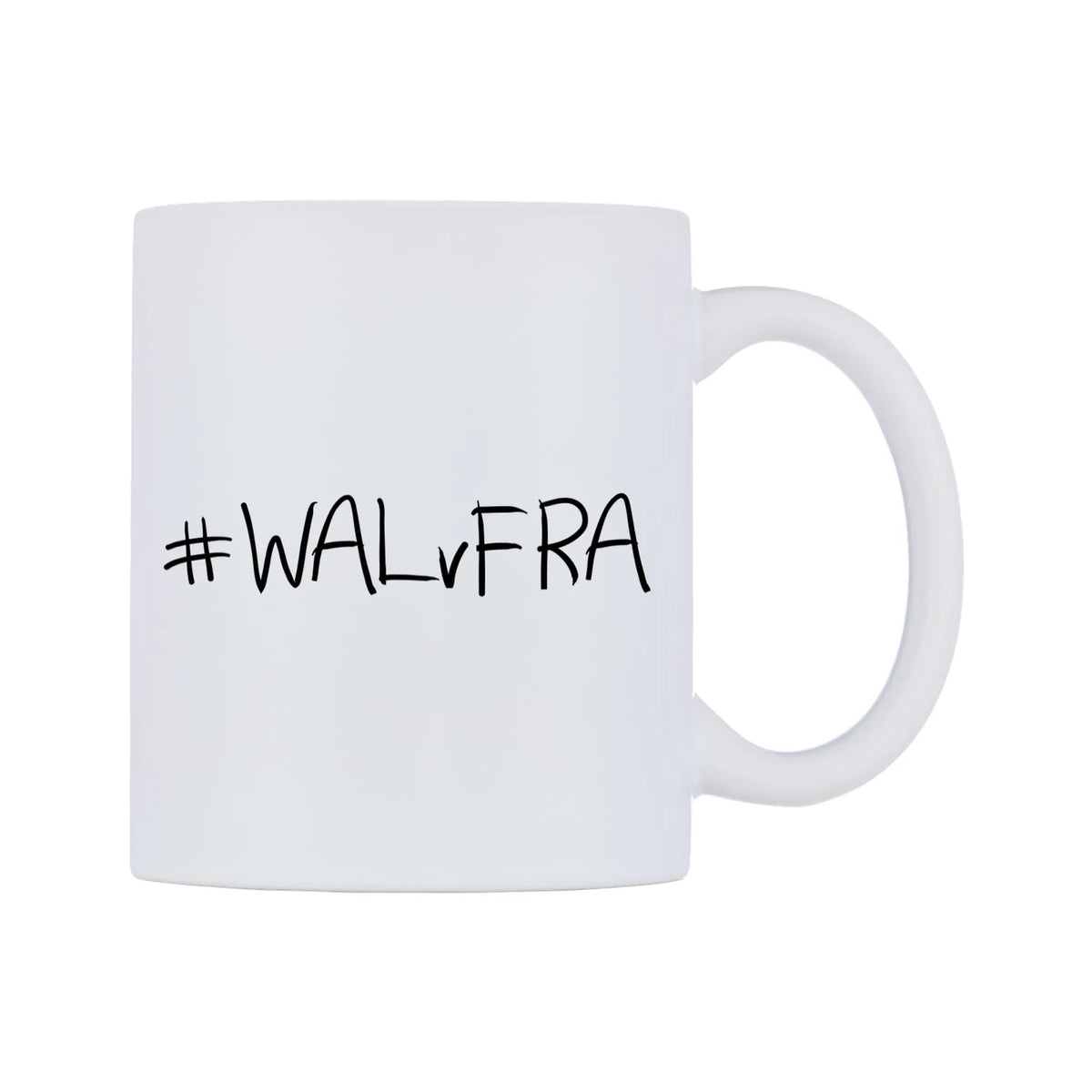 WALvFRA Mug — mug, left side, on a white background