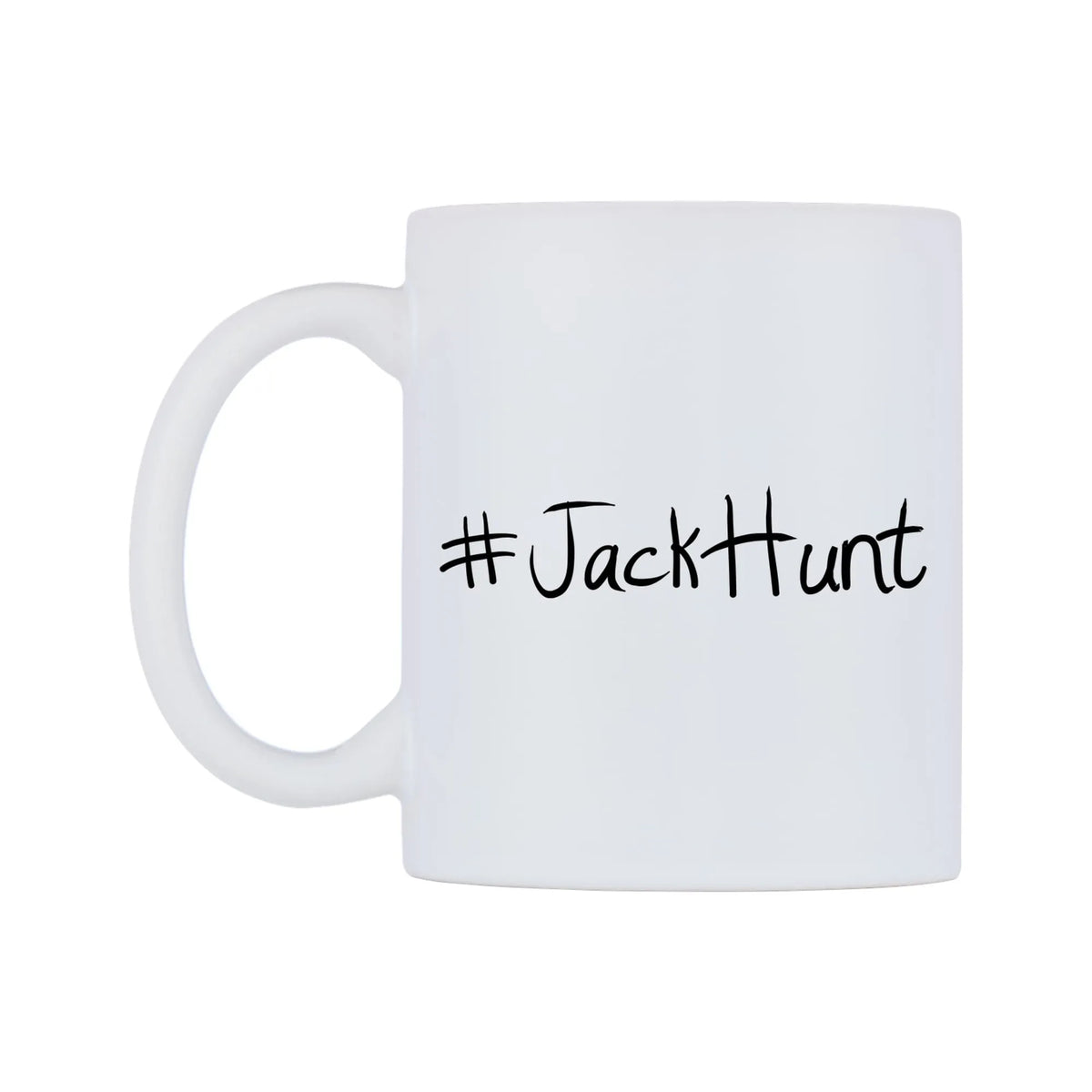 JackHunt Mug — mug, right side, on a white background