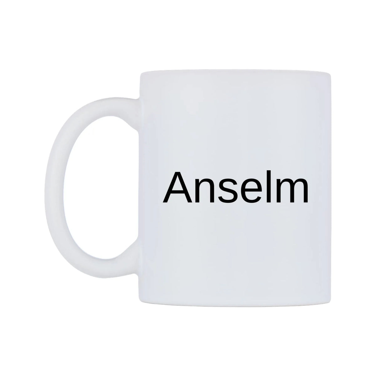 Anselm Mug — mug, right side, on a white background