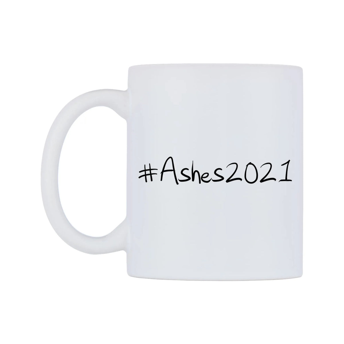 Ashes2021 Mug — mug, right side, on a white background
