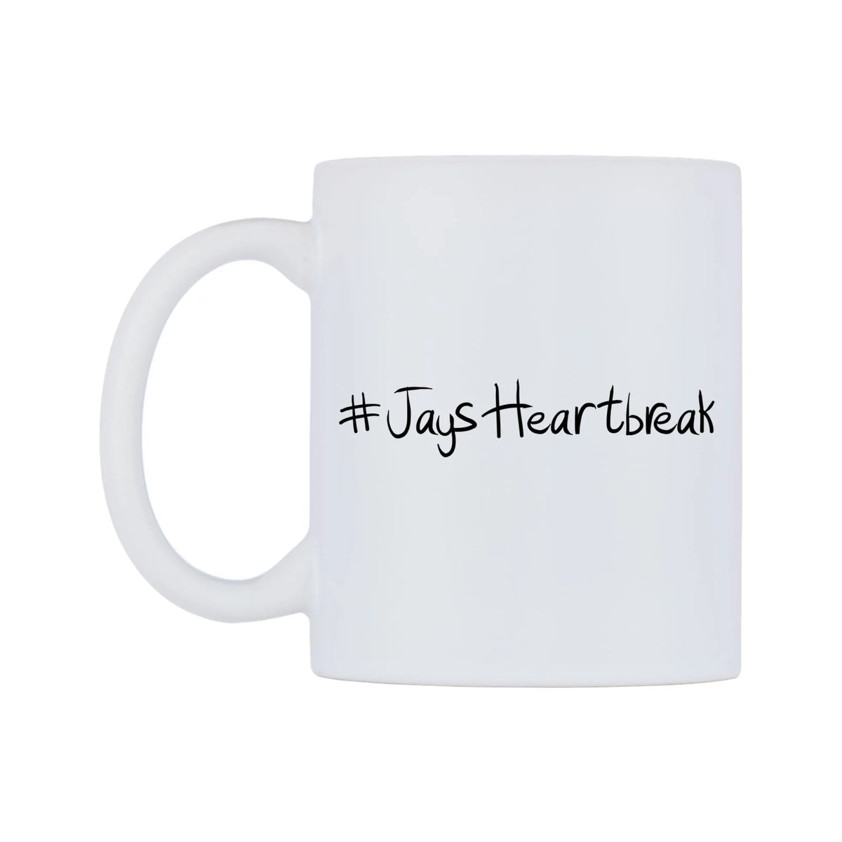 JaysHeartbreak Mug — mug, right side, on a white background